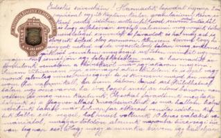 Military WWI charity card, regiment no.68, Emb. (EK)