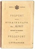 1937 Román útlevél illeték bélyegekkel