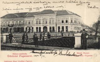 Fogaras Hotel Háner, the shop of Henrich Schul