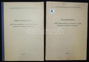 1968 HÉV oktatókönyv és ábragyűjtemény 2db