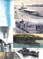 Nyolc darab fotómásolat a folyamőrségről