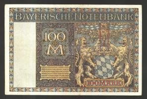 Német Birodalom/Weimari Köztársaság/München 1922.1.1. 100M T:II Germany-Weimar Republic/München 1922.1.1. 100 Mark C:XF