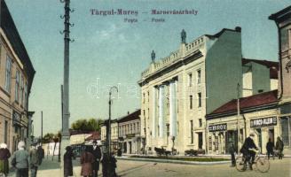 Marosvásárhely post office, the shops of Klein and Bíró