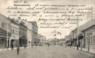 Marosvásárhely Szentgyörgy street, the pharmacy of Sándor Nagy (fa)
