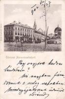 Marosvásárhely main square, bank (EB)