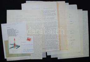 17 db levél és versküldemény, Turi Varga Sándor költő magánlevelezéséből