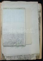 1914-1918 világháborús katonai térképek, összesen 11 db