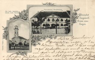 Lugos Greek church, town hall