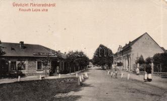 Máriaradna Kossuth street, Hotel Faller (b)