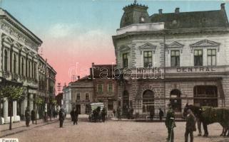 Déva market place, Hotel Central