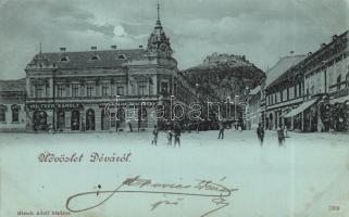 Déva the shops of Holtzer, Szőcs and Hirsch