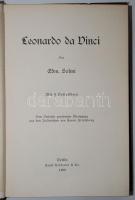 Edmund Solmi: Leonardo da Vinci. Mit 9 Vollbildern. Berlin, 1908, Ernst Hofmann & Co. Kiadói sze...