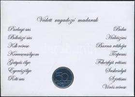 2003-2007. 50Ft "Védett ragadozó madarak" érmés bélyeges boríték (7x) mind különféle bélye...