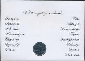 2003-2007. 50Ft "Védett ragadozó madarak" érmés bélyeges boríték (7x) mind különféle bélye...