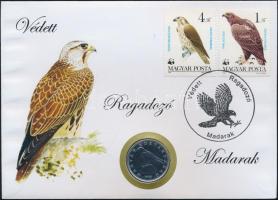 2003-2007. 50Ft "Védett ragadozó madarak" érmés bélyeges boríték (7x) mind különféle bélye...