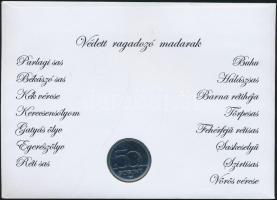 2003-2007. 50Ft "Védett ragadozó madarak" érmés bélyeges boríték (7x) mind különféle bélye...