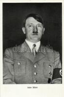 1938 Unser Führer Hitler fényképes levelezőlap Mi 663 bélyeggel és alkalmi bélyegzővel