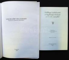 2db borászattal kapcsolatos könyv: Szőlőhegyi szabályzatok és hegyközségi törvények a 17-19. századb...