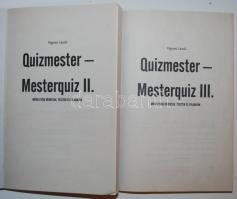 Végvári László: Quiz mester 2-3. Bp., 2006-2007, Vagabund Kiadó