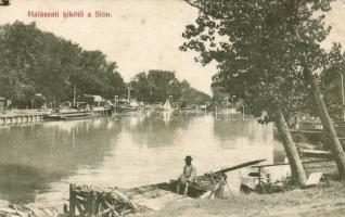 Siófok Sió, halászati kikötő, a hátoldalán sorsjeggyel (EK)