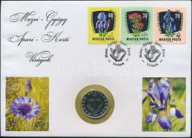 1994-2006. 20Ft "Mezei-gyógy-ipari-kerti virágok" érmés bélyeges boríték (6x) mind különféle bélyegvariációval T:1