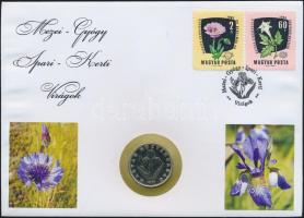 1994-2006. 20Ft "Mezei-gyógy-ipari-kerti virágok" érmés bélyeges boríték (6x) mind különfé...