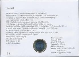 1999. 50f "45 éves az újraátadott Erzsébet-híd" érmés bélyeges boríték (3x) mind klf bélye...