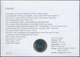 1999. 50f "45 éves az újraátadott Erzsébet-híd" érmés bélyeges boríték (3x) mind klf bélye...