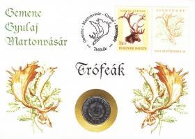 1966. 2Ft "Gemenc-Gyulaj-Martonvásár - Trófeák" érmés bélyeges boríték alkalmi bélyegzővel...