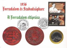 2006. 50Ft 1956 Forradalom és Szabadságharc - A Forradalom eltiprása" érmés bélyeges boríték al...