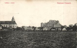Fülek with castle