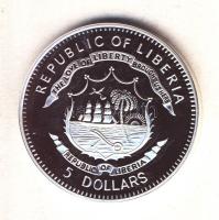 Libéria 2009. 5$ ezüstözött Cu "Nagy Hadvezérek / Árpád fejedelem" T:PP Tanúsítvánnyal, csak 2000db! Liberia 2009. 5 Dollars silver plated Cu "The Greatest Warlords of History / Árpád Prince of the Magyars" T:PP with certificate, only 2000 examples!