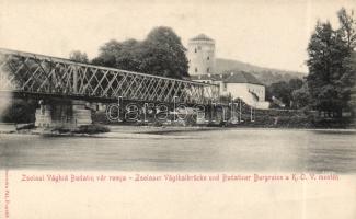 Zsolna Vág bridge, Budatin castle