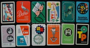 1960-1969 12 db kártyanaptár