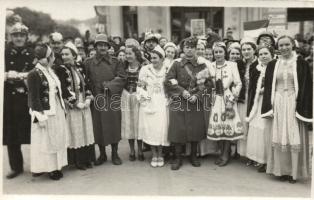Léva entry of the Hungarian troops, photo