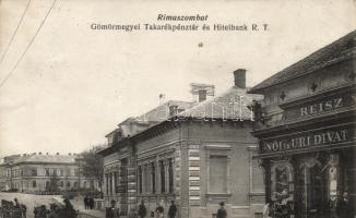 Rimaszombat bank, the boutique of Reisz (Rb)