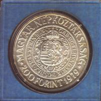 1979. 200Ft Ag "Bethlen Gábor" T:BU Eredeti MNB plasztiktokban!