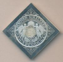 1929. 5P Ag "Szent László" CSEGELY U.P jelzéssel, Artex-veret (45mm/50.25g) T:PP Csak 1084db! / Hungary 1929. 5 Pengő "St. Ladislau" KLIPPE restrike with U.P. mark (45mm/50.25g) C:PP Only 1084 examples! Huszár: 2307., Adamo PE6.