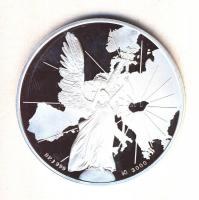 Kósa István (1953-) 2000. "Európa Közepén 1100 éve" Ag(0.999) emlékérem (16g/42,5mm) T:PP