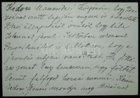 Czinczár Anni női kalap, reklám levelező-lap