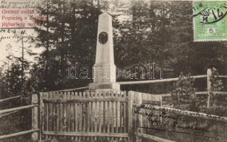 Dobsina Greiner monument (EM)