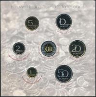 2008. 1Ft-100Ft 7 klf db, "Búcsú az egy- és kétforintostól" dísztokos szettben T:PP Csak 4...