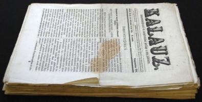 1858-1869 10 db újság, Kalauz, Vasárnapi újság, Katolikus néplap