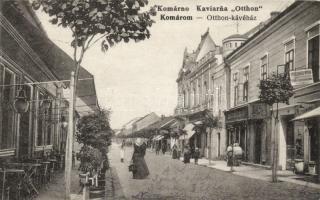 Komárom Café Otthon, the shops of Adolf Deutsch, Peter Schlesinger