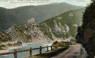 Óvár castle ruins, Sztrecsnó pass (b)