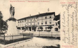 Lőcse county hall, military monument