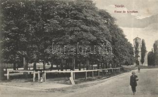 Sóvár alley, church, Divald
