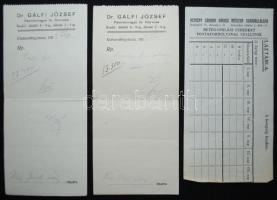 1920 2 db recept és egy láztábla