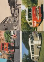 10 db modern motívumlap autóbuszokról, mind jó állapotú és egy kivétel megíratlan