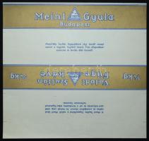 Meinl Gyula kávé csomagolópapír 20×21 cm